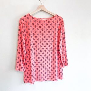 🌻 Croft & Barrow Long Sleeve Pink Top Medium M